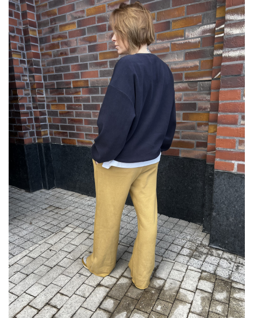 Брюки горчичные 