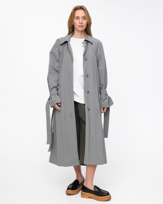 Плащ Grey со сменными манжетами 